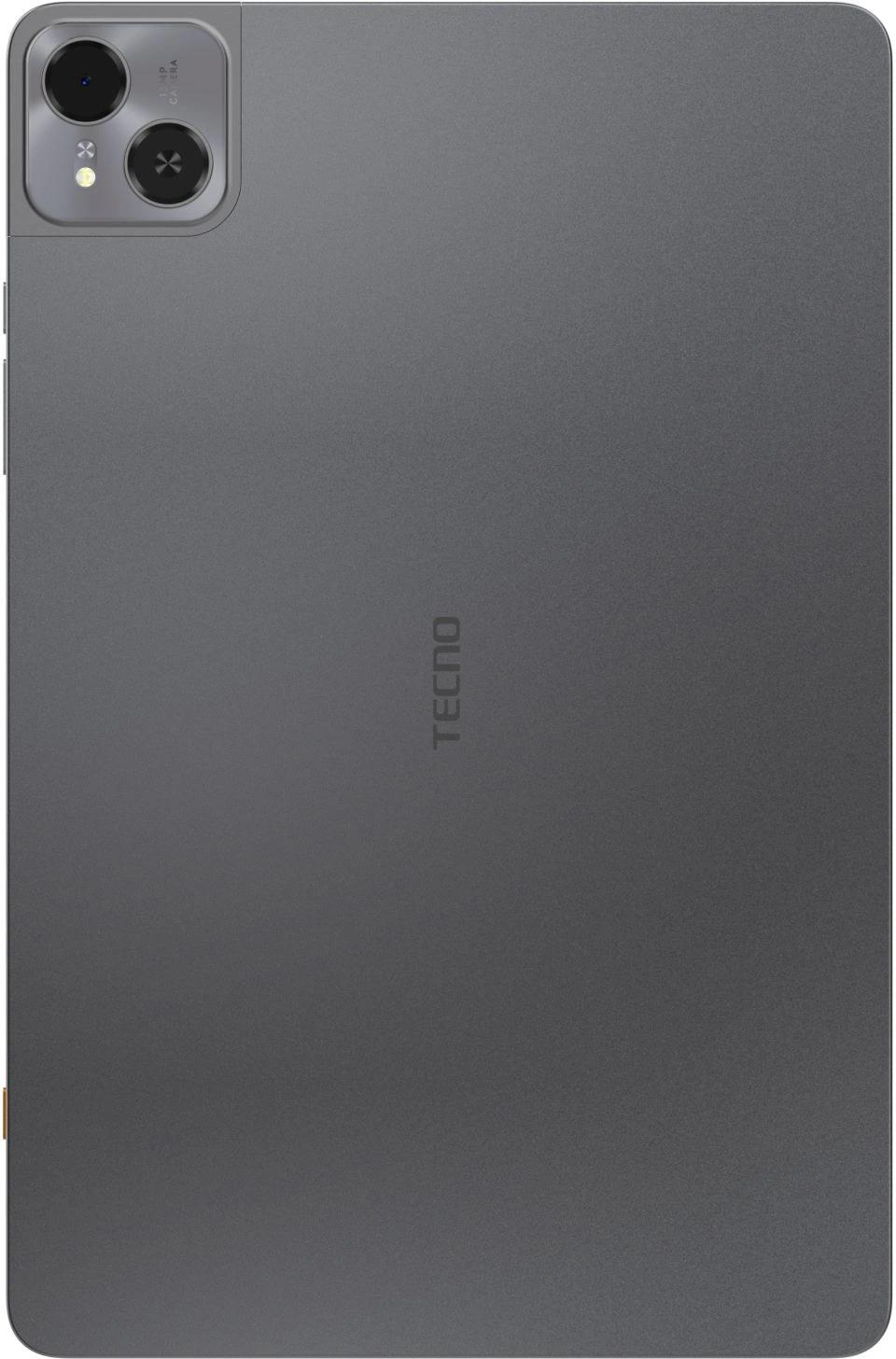 Планшет Tecno MegaPad 11 SE T1102W 685 (2.8) 8C RAM4Gb ROM128Gb 10.95" IPS 1920x1200 Android 15 серый 8Mpix 5Mpix BT WiFi microSD 1Tb 8000mAh 1776hrs