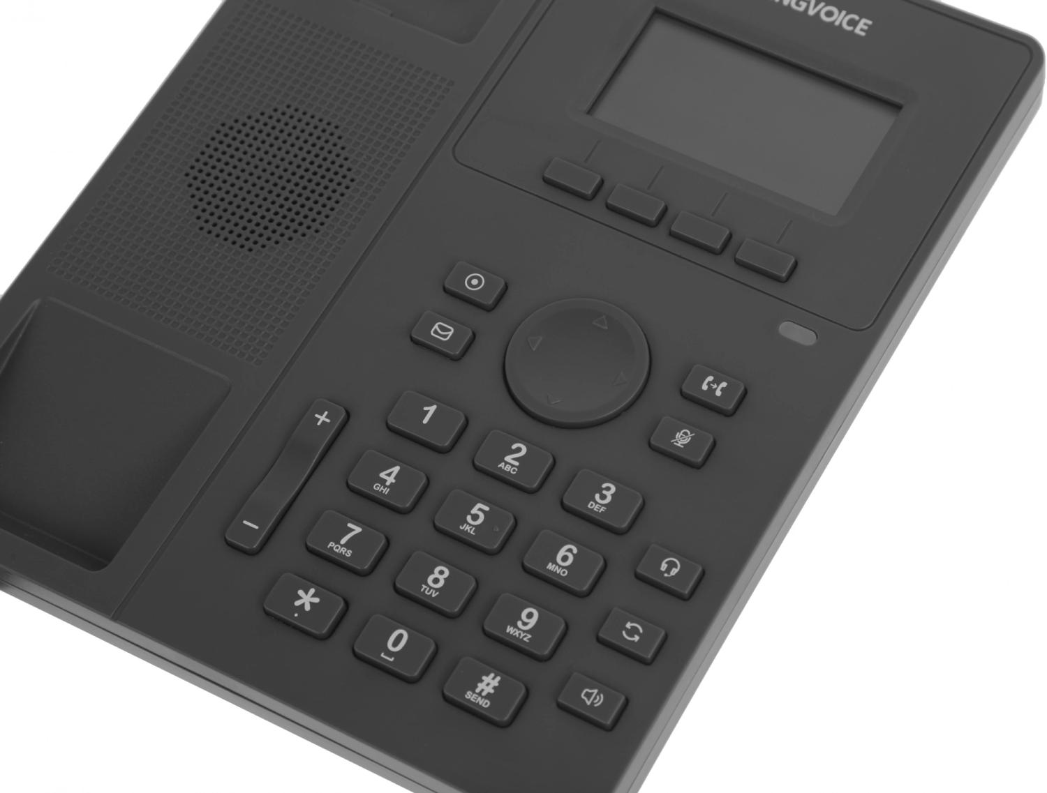 Телефон IP Flyingvoice P10P черный