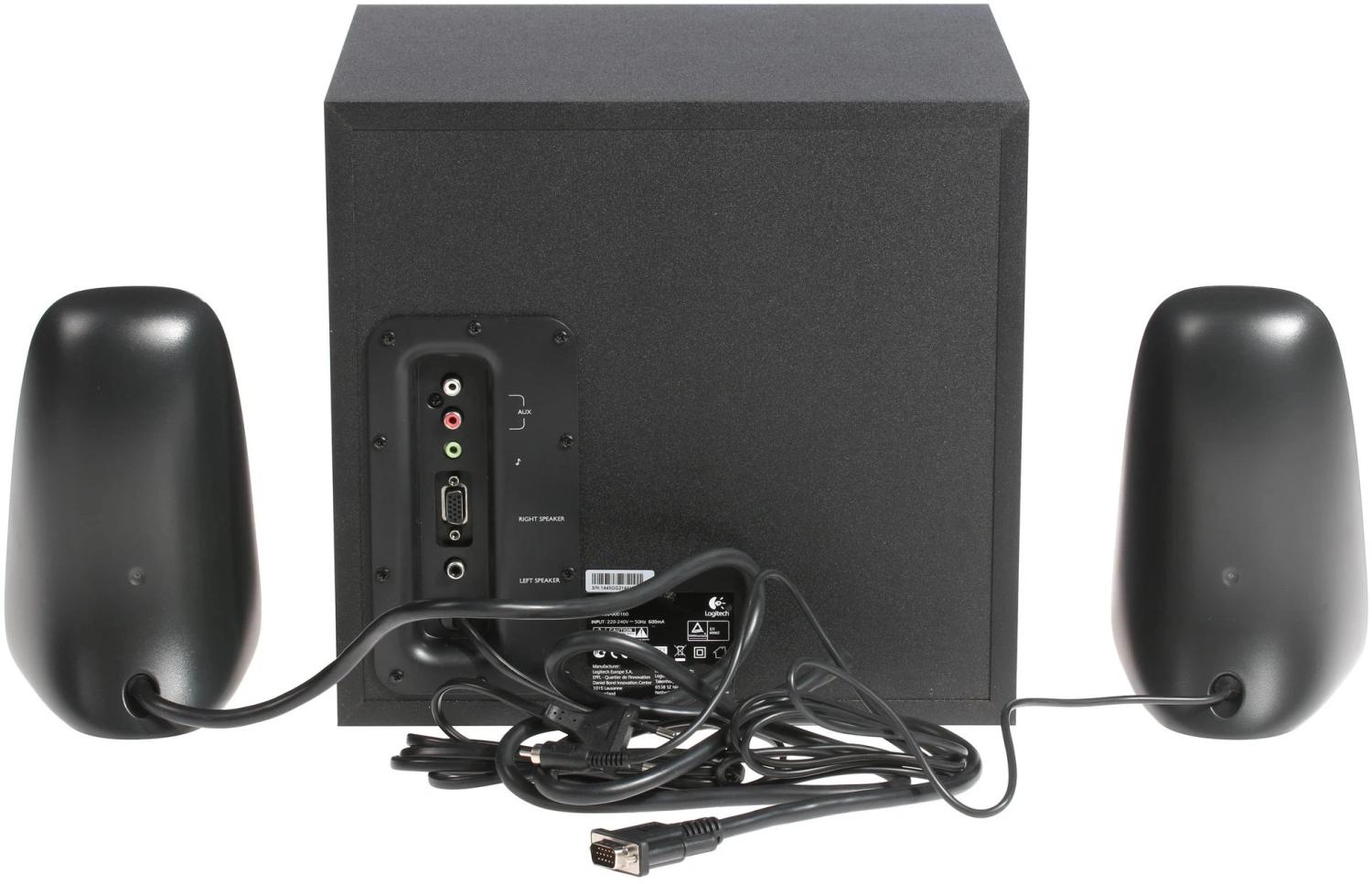 Колонки Logitech Z623 2.1 черный 200Вт