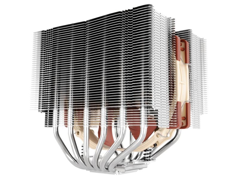 Кулер для процессора/ CPU Cooler Noctua NH-D15S (167W, 4-pin PWM, 160mm, Al/Cu, 6x6mm, 1x150x140x25mm, 82.5CFM, 24.6dBA, 1500RPM, S: 1851/1700/1200/115X, AM5/AM4, Beige/Brown)