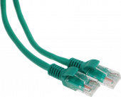 Патч-корд Cablexpert PP12-1M/G 1000Гбит/с UTP 4 пары cat.5E CCA molded 1м зеленый RJ-45 (m)-RJ-45 (m)