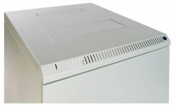 Шкаф коммутационный ЦМО ШРН-Эконом (ШРН-Э-9.650.1) настенный 9U 600x650мм пер.дв.металл 65кг серый 600мм 20.3кг 180град. 480мм