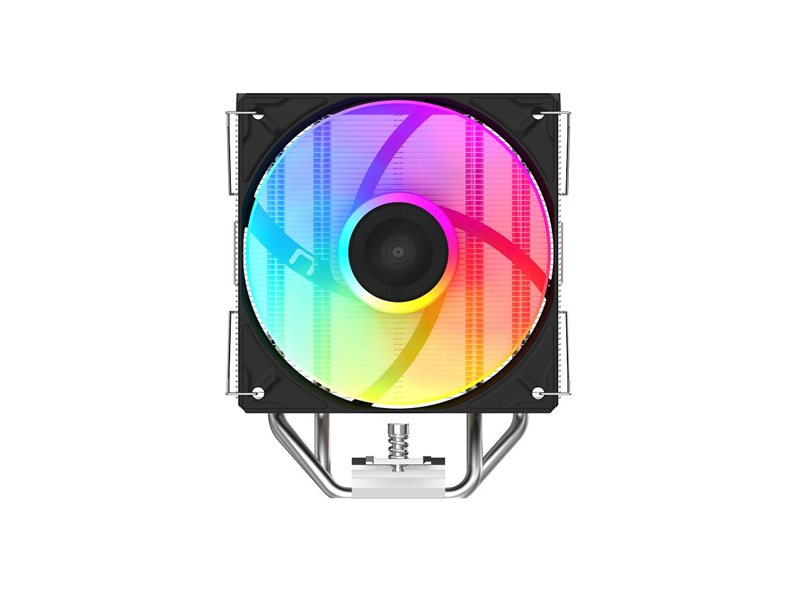 Кулер для процессора/ CPU Cooler SAMA A40L (240W, 4-pin PWM, 152mm, 4x6mm, ARGB, 1x120mm, 78CFM, 29dBA, 2200RPM, S: 1851/1700/1200/115X, AM5/AM4, silver)