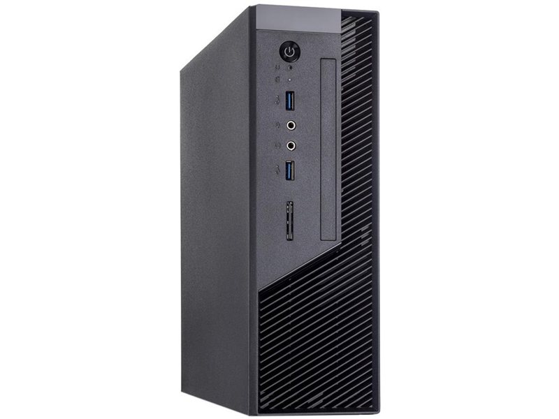 Корпус с блоком питания 250Вт./ Case Foxline mITX 250W TFX, 2xUSB3.0, Black/Black Trim, powercord