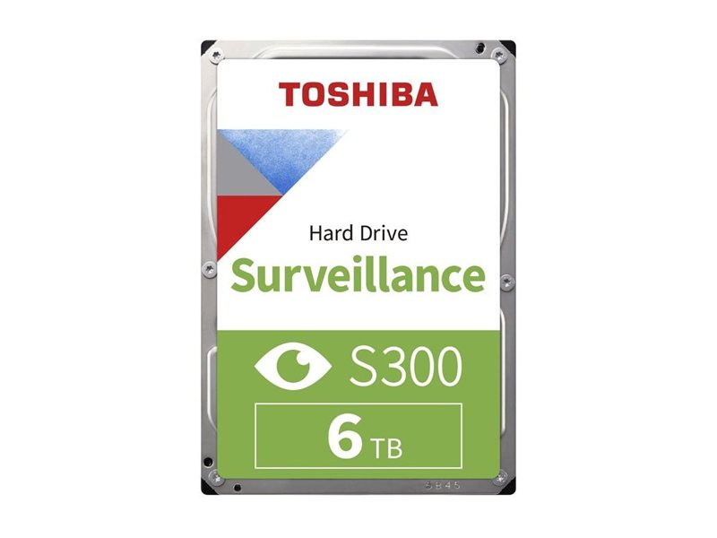 Жесткий диск/ HDD Toshiba SATA3 6Tb Surveillance S300 5400 256Mb 1 year warranty (replacement ST6000VX001, WD63PURZ, WD62PURZ)