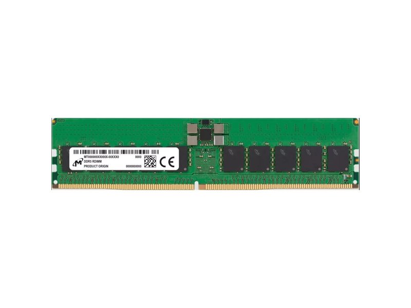 Память оперативная/ Micron 64GB DDR5 4800MT/s CL46 2Rx4 ECC Registered DIMM 288pin