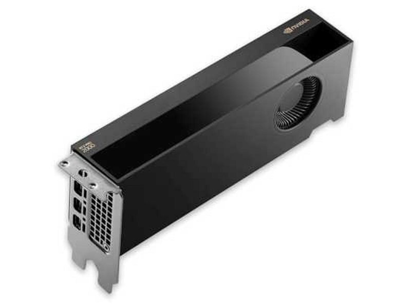 NVIDIA RTX PRO 2000 Blackwell, 16 GB GDDR7 with ECC, mini DisplayPort 2.1, PCI Express 5.0 x8, Bulk 900-5G195-2250-000