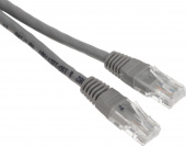 Патч-корд Premier NA102-UTP-C6-1M 10Гбит/с UTP 4 пары cat.6 CCA molded 1м серый RJ-45 (m)-RJ-45 (m)