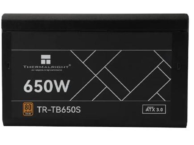 Блок питания 650W/ Power Supply Thermalright, 650W 80+ Bronze (ATX, 3.0, Non-modular, 1x24(20+4)pin 550mm, 1xCPU*2 8(4+4)pin 600+150mm, 1xPCIe*2 8(6+2)pin 500+150mm, 1xSATA*3+MOLEX4pin*1 400+150+150+150mm, 1xSATA*2+MOLEX4pin*2 400+150+150+150mm, Active, 1