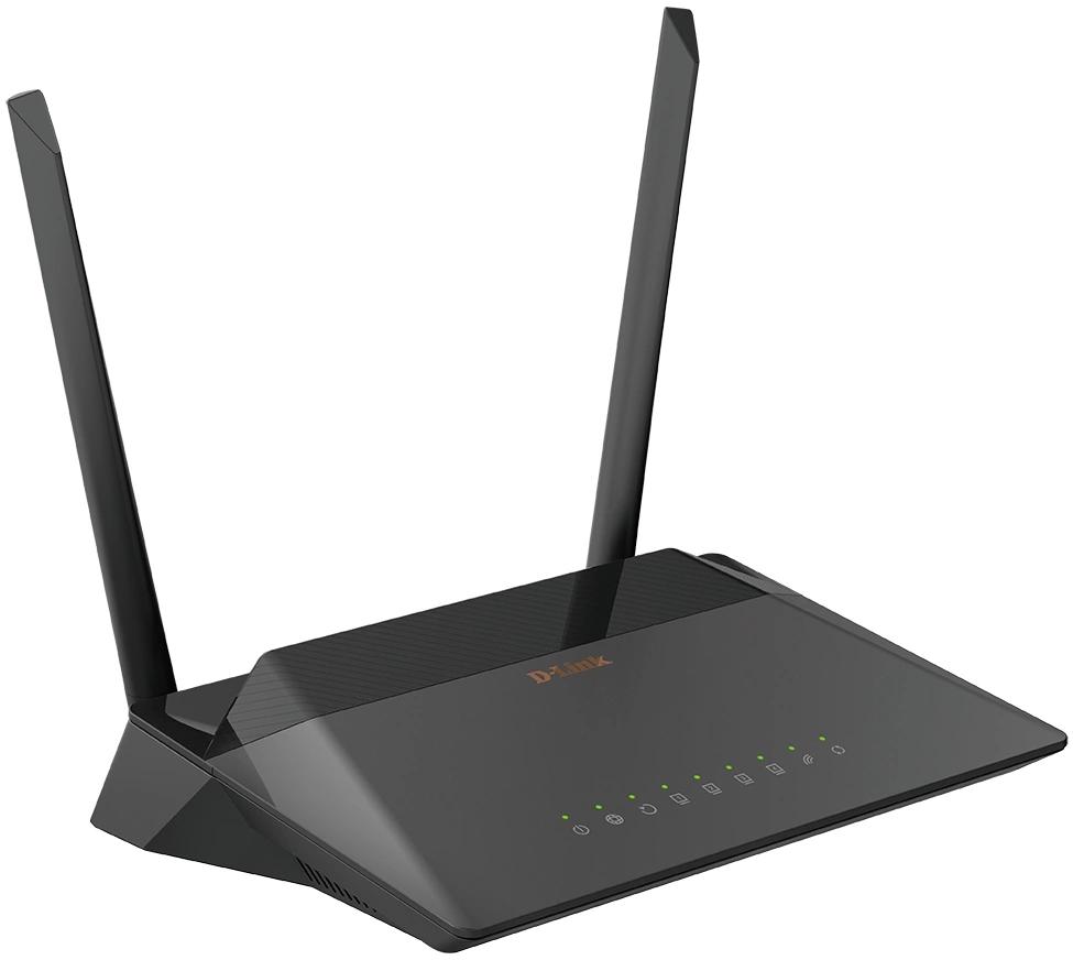 Роутер беспроводной D-Link DSL-224 (DSL-224/R1A) N300 10/100BASE-TX черный