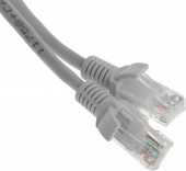 Патч-корд Premier PP12-0.5M 1000Гбит/с UTP 4 пары cat.5E CCA molded 0.5м серый RJ-45 (m)-RJ-45 (m)