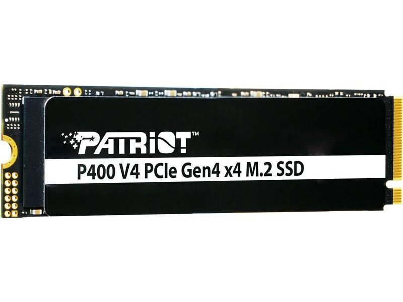 Твердотельный накопитель Patriot SSD P400 V4 500GB M.2 2280 NVMe PCIe 4.0 x4 R5000/W3000 TBW 160TB 3D NAND with HS
