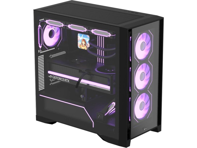 Корпус Formula Air Power G8 Floe черный без БП ATX 2xUSB3.0 1xUSB3.1 audio bott PSU