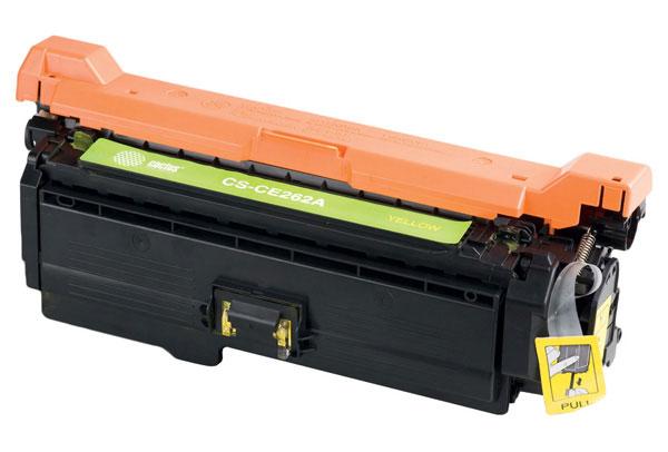 Картридж лазерный Cactus CS-CE262A CE262A желтый (11000стр.) для HP LJ CP4025/CP4525/CM4540 с чипом