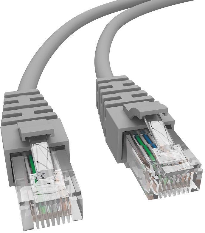 Патч-корд NTSS NTSS-PC-UTP-RJ45-6-0.5-LSZH-GY UTP RJ-45 вил.-вилка RJ-45 кат.6 0.5м серый LSZH 24AWG