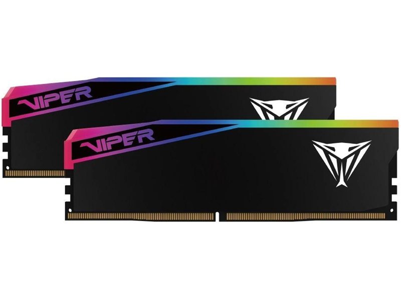 Память DDR5 2x32GB 6000MHz Patriot VEUR564G6028K Viper Elite 5 Ultra RGB RTL Gaming PC5-48000 CL28 DIMM UDIMM 288-pin 1.4В kit single rank с радиатором Ret