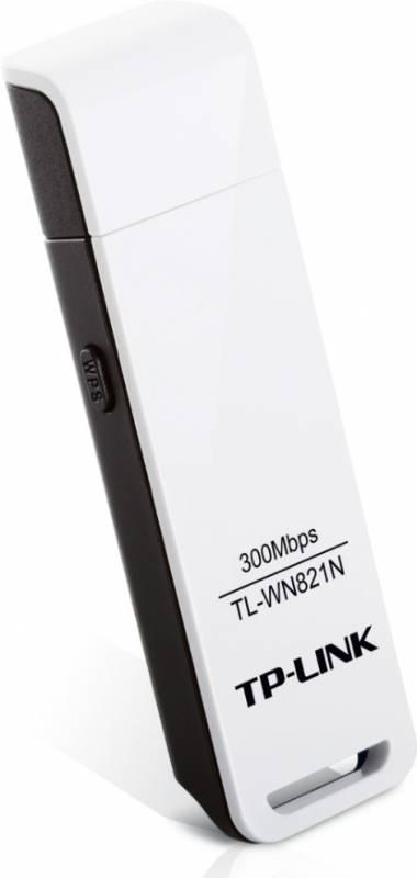 Сетевой адаптер Wi-Fi TP-Link TL-WN821N N300 USB 2.0 (ант.внутр.) 1ант.