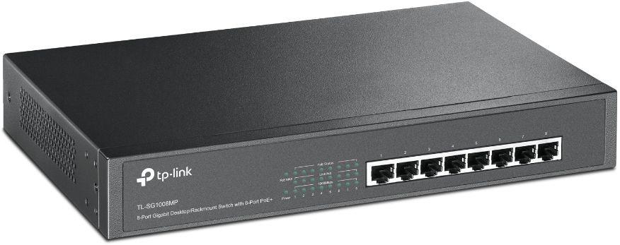 Коммутатор TP-Link TL-SG1008MP (L2) 8x1Гбит/с 8PoE+ 126W неуправляемый