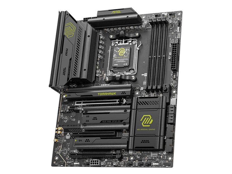 Материнская плата MSI MAG X870E TOMAHAWK WIFI X870E, AM5, 4*DDR5, 3*PCIEx16, 4*M.2, 4*TypeC, 2*USB3.2Gen2, 7*USB3.2Gen1, 8*USB2.0, 4*SATA3.0, 5G, Type-C(DP), HDMI, ATX, RTL