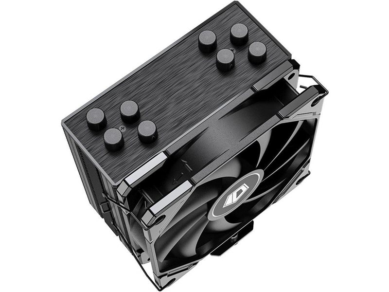 Устройство охлаждения(кулер) ID-Cooling SE-224-XTS Soc-AM5/AM4/1200/1700/1851 черный 4-pin 29dB Al+Cu 220W 650gr Bulk (SE-224-XTS BLACK BULK)