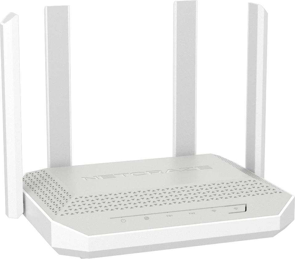 Роутер беспроводной Keenetic Netcraze Giga (NC-1012) AX3000 10/100/1000BASE-TX/SFP/4g ready белый