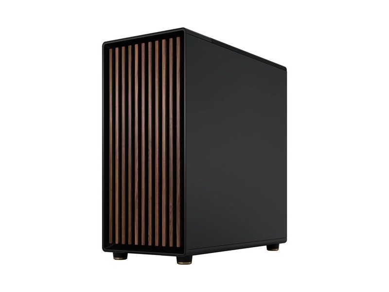 Корпус без блока питания/ Case Fractal Design North XL, Full-Tower, 3x140mm, 2xUSB-A 3.0 + 1xUSB 3.2 Type-C E-ATX, ATX, mATX, mITX Wood panel Charcoal Black