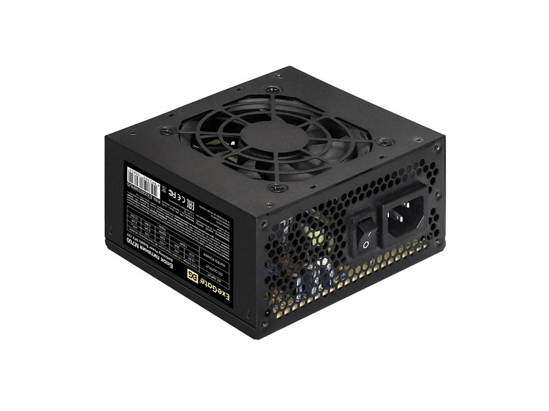 Exegate EX292238RUS Блок питания 700W ExeGate M700 (SFX,  APFC, КПД 87% (80 PLUS Silver), 8cm fan, 24pin, (4+4)pin, 2xPCI-E, 3xSATA, 2xIDE, black)