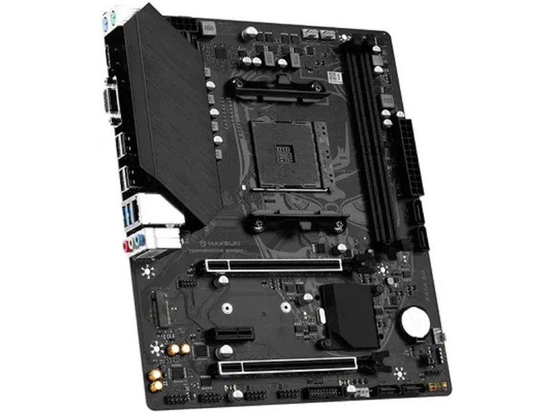 MAXSUN MS-Terminator B550M (Socket AM4, mATX, 2*DDR4, VGA/HDMI, 4*SATA3, 1*M.2, 1*PCIEx16/1*PCIEx4/1*PCIEx1, 4*USB 2.0, 2*USB 3.2 Gen1, LAN 1*1G, RTL)