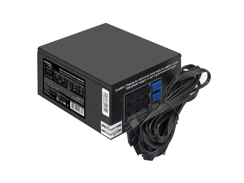 Exegate EX292212RUS Серверный БП 800W ExeGate ServerPRO-800RADS (ATX, for 3U+ cases, APFC, КПД 80% (80 PLUS), 14cm fan, 24pin, 2(4+4)pin, PCIe, 5xSATA, 4xIDE, FDD, Cable Management, black)