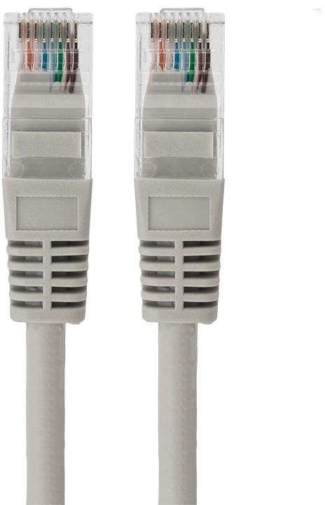 Патч-корд Rexant 18-8001 UTP RJ-45 вил.-вилка RJ-45 кат.5E 0.5м серый LSZH