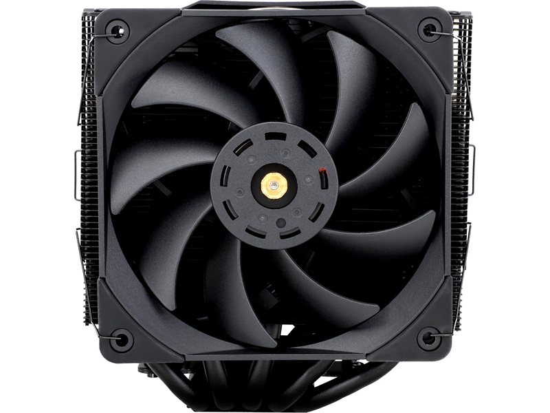Кулер для процессора/ CPU Cooler Thermalright Frost Commander 140 Black (4-pin PWM, 158mm, Ni/CU, 8x5mm, 1x120mm+1x140mm, 82CFM/95.5CFM, 29.6dBA/30.2dBA, 1850RPM/1800RPM, S: 1700, 1200, 20XX, 115X, AM5, AM4)