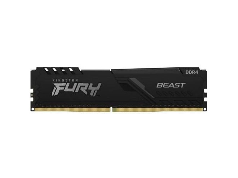 Память DDR4 16GB 3200MHz Kingston KF432C16BB/16 Fury Beast Black RTL Gaming PC4-25600 CL16 DIMM UDIMM 288-pin 1.35В single rank с радиатором Ret