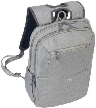 Рюкзак для ноутбука 15.6" Riva 7760 серый полиэстер женский дизайн (7760 GREY)
