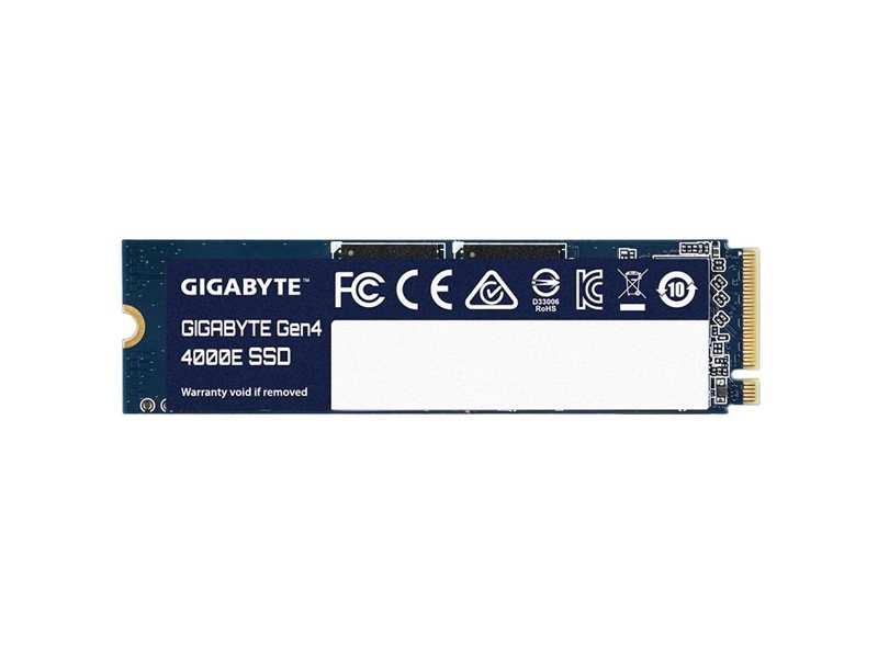 Твердотельный накопитель SSD Gigabyte M.2 2280 1TB Gen4 4000E SSD PCI Express 4.0x4, NVMe 1.4, 4000/3900, MTBF 1.5M, 3D NAND, 320TBW, RTL