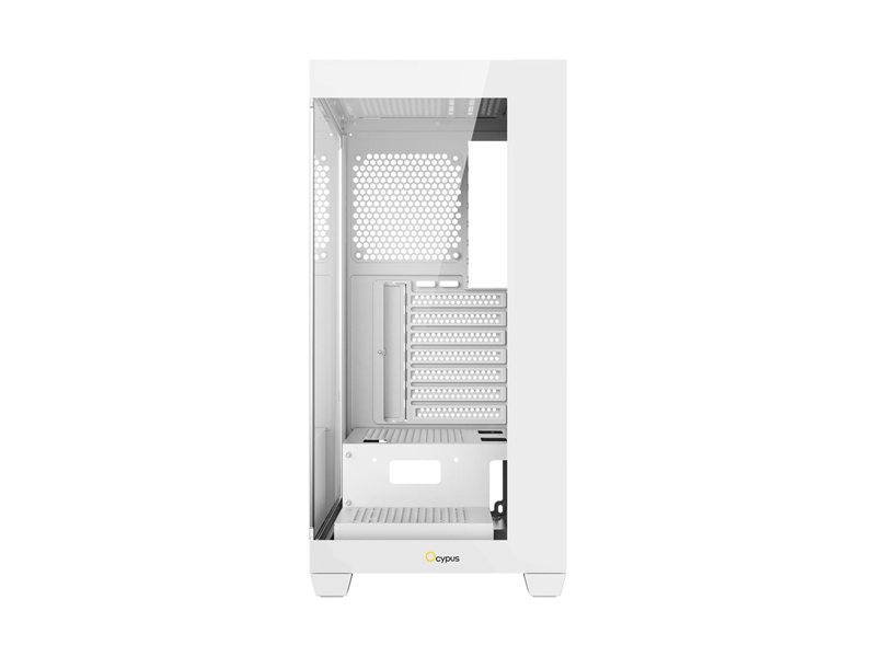 Case Ocypus Gamma C72 WH ATX / win / white / no PSU / Tempered Glass