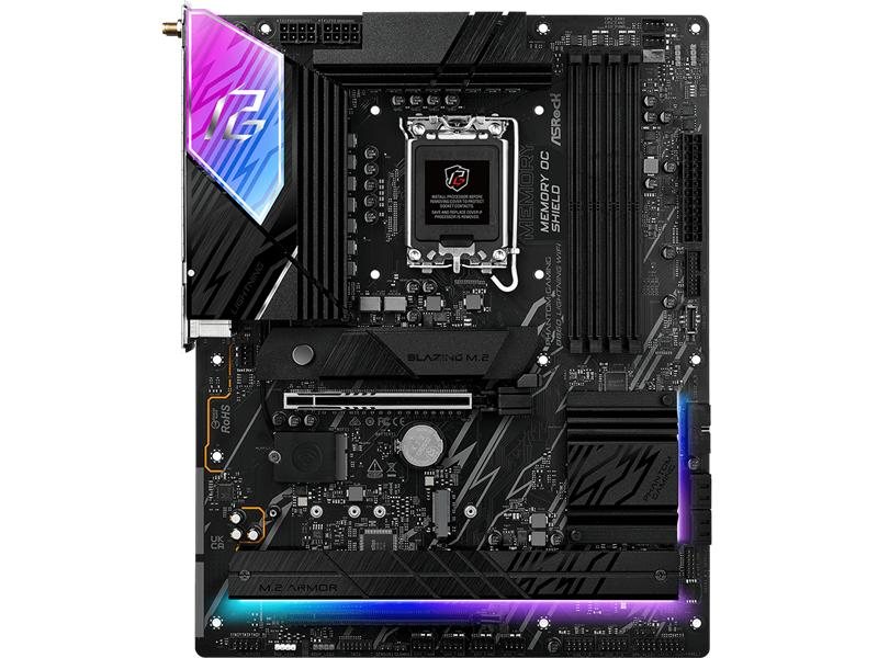 Материнская плата ASROCK B860 LIGHTNING WIFI, LGA1851, B860, 4*DDR5, 4*SATA, 4*M.2, 4*USB 3.2, 3*USB 2.0, Type-C, 2*PCIx16, 1*M.2 (Key E), HDMI+DP, ATX