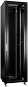 Шкаф серверный Cabeus (SH-05C-42U60/100-BK) напольный 42U 600x1000мм пер.дв.стекл металл 800кг черный 900мм 111.4кг 220град. 2055мм IP20 сталь