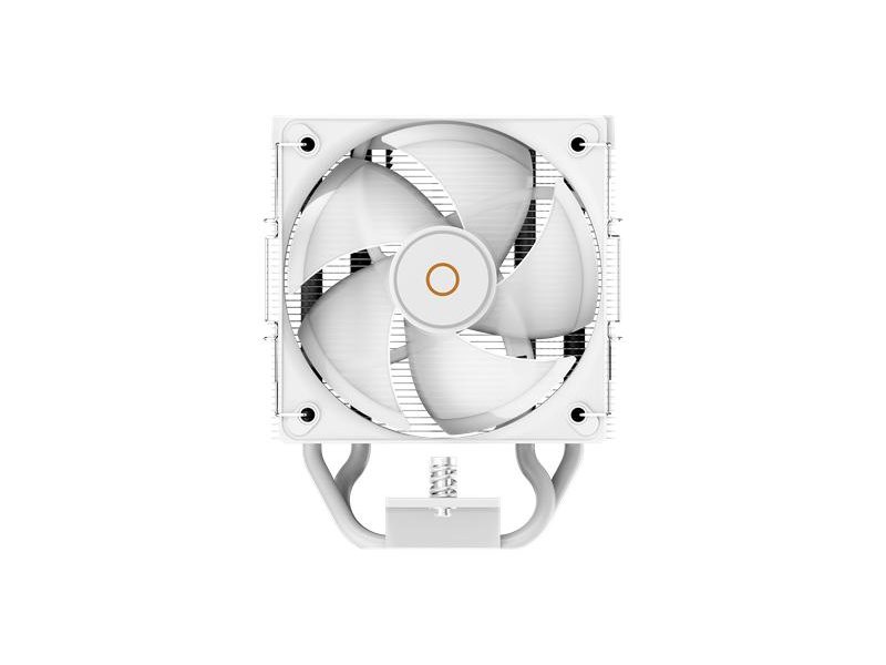 Кулер для процессора/ CPU Cooler Ocypus Gamma A40 WH ARGB Digital (200W, 4-pin PWM, LED temp., 133mm, Al/Cu, 4x6mm, ARGB, 1x100mm, 41CFM, 29.5dBA, 2400RPM, S: 1851/1700/1200/115X, AM5/AM4, white)