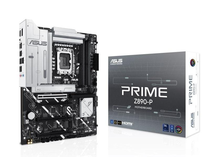 Материнская плата ASUS PRIME Z890-P LGA1851 ATX 4xDDR5 4xPCIEx16 4xM.2 USB-C DP HDMI 2.5GLAN