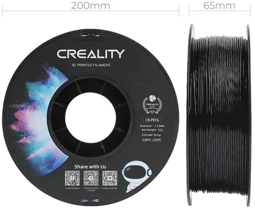 Пластик для принтера 3D Creality 3301030035 PETG d1.75мм 1кг 1цв.