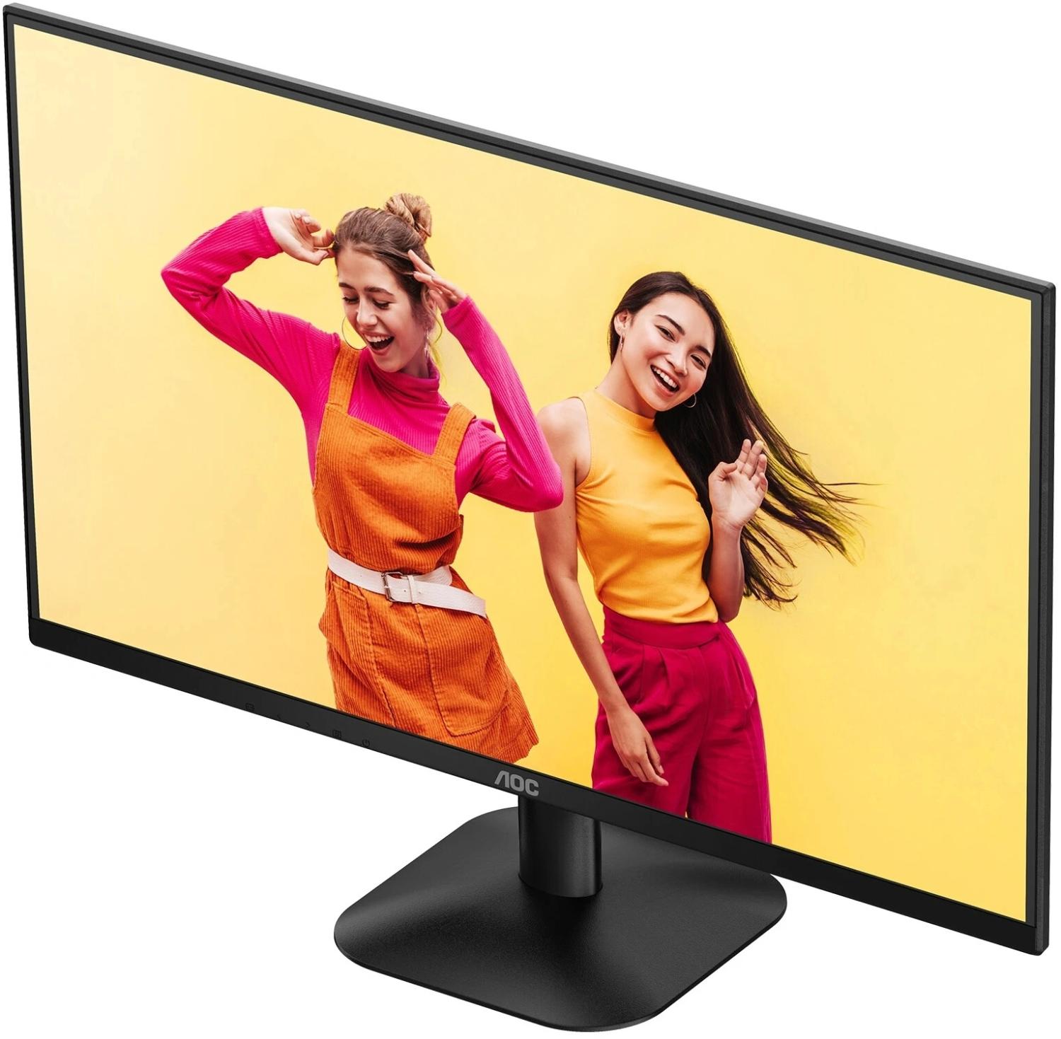 Монитор AOC 23.8" Value Line Q24B35 черный IPS LED 4ms 16:9 HDMI матовая 250cd 178гр/178гр 2560x1440 120Hz DP Quad HD 2K (1440p) 2.54кг