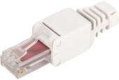 Коннектор Lanmaster LAN-TMP-S6A полев. RJ45 кат.6A STP бел.