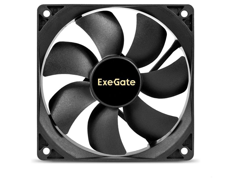 Exegate EX283390RUS Вентилятор 12В DC ExeGate ExtraPower EP12025S3PM (120x120x25 мм, Sleeve bearing (подшипник скольжения), 3pin+Molex, 1800RPM, 28dBA)