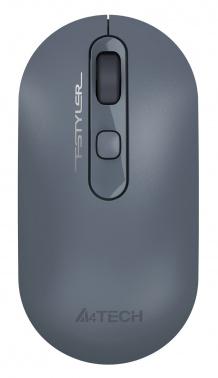 Мышь A4Tech Fstyler FG20 пепельный/синий оптическая 2000dpi беспров. USB для ноутбука 4but (FG20 ASH BLUE)