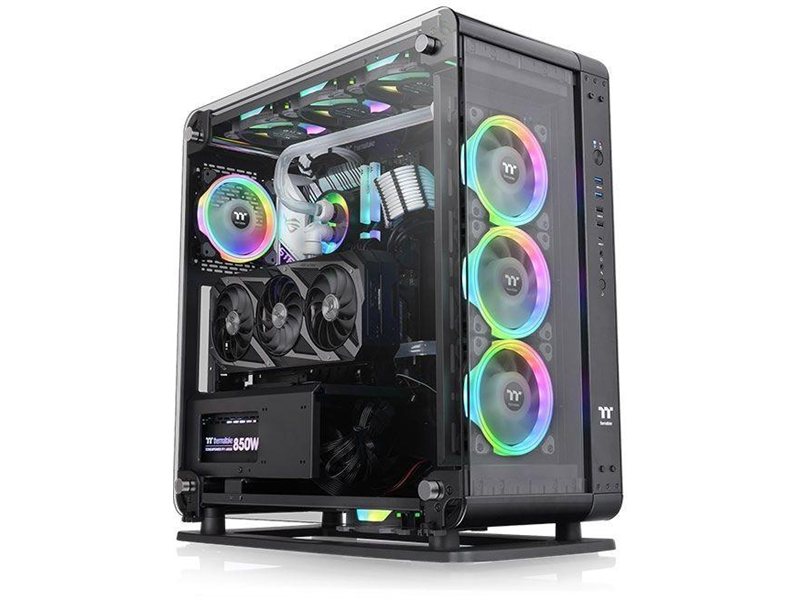 Корпус Thermaltake Core P6 TG черный без БП ATX 13x120mm 8x140mm 2xUSB2.0 2xUSB3.0 audio bott PSU