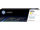 Картридж лазерный HP 203A CF542A желтый бар.в компл. (1300стр.) для HP M254/280/281
