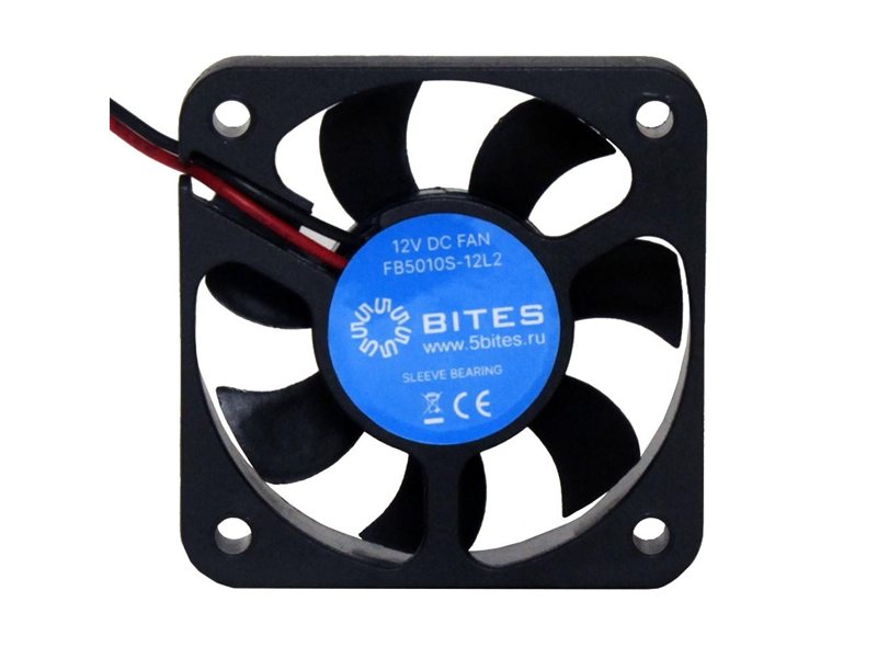 5bites Вентилятор FB5010S-12L2 50X10 / SLEEVE / 4200RPM / 2P