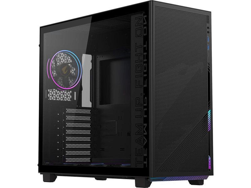 Корпус Gigabyte GB-AC400G черный ATX 5x120mm 2x140mm 2xUSB3.0 audio bott PSU [28300-AC400-1CKR]