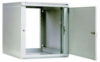 Шкаф коммутационный ЦМО ШРН-Эконом (ШРН-Э-9.650.1) настенный 9U 600x650мм пер.дв.металл 65кг серый 600мм 20.3кг 180град. 480мм