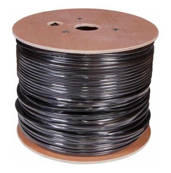 Кабель сетевой Buro BU-COP-050-FTP-OUTDOOR FTP 4 пары cat.5E solid 0.50мм Cu 305м черный outdoor стальной трос